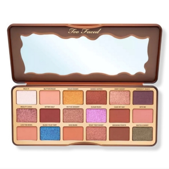 HP🔥🆕 Too Faced Better Than Chocolate Cocoa Infused Eye Shadow Palette, NEW - Picture 2 of 14